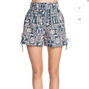 Corey Lynn Carter High Pinch Waist Astrology Shorts